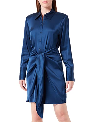 HUGO Women's Kya Dress, Dark Blue401, 44 von HUGO