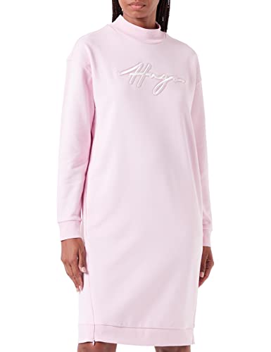 HUGO Women's Nazomi Dress, Light/Pastel Pink682, S von HUGO