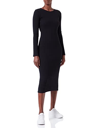 HUGO Women's Nemarina Dress, Black1, Slim fit von HUGO