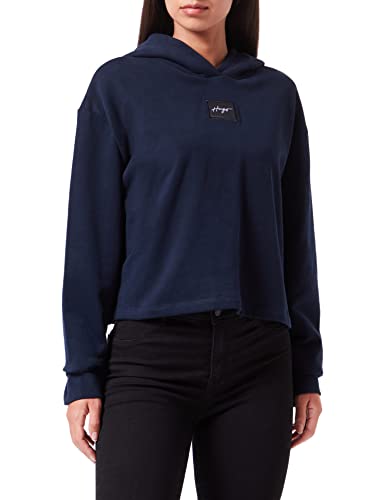 HUGO Women's Nemolia_4 Sweatshirt, Dark Blue408, L von HUGO