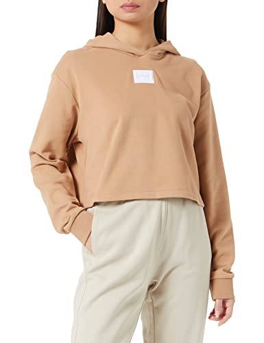 HUGO Women's Nemolia_4 Sweatshirt, Light/Pastel Brown232, L von HUGO