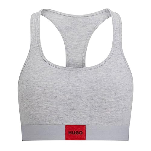 HUGO Women's PAD.RED LAB Bralette, Medium Grey33, XXXL von HUGO