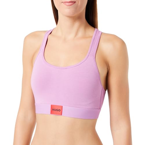 HUGO Women's PAD.RED LAB Bralette, Medium Purple510, XL von HUGO