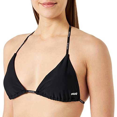 HUGO Damen Pure_Triangle Bikini_TOPTRIANGLE, Black1, L EU von HUGO