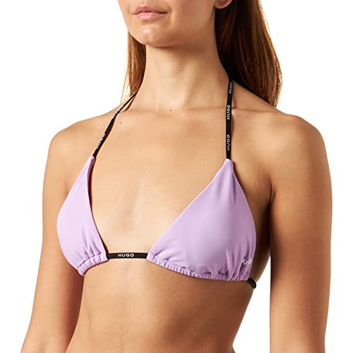 HUGO Women's Pure_Triangle Bikini_TOPTRIANGLE, Bright Purple520, XS von HUGO