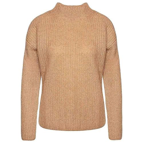 HUGO Damen Sandricky Sweater, Open Brown245, XL EU von HUGO