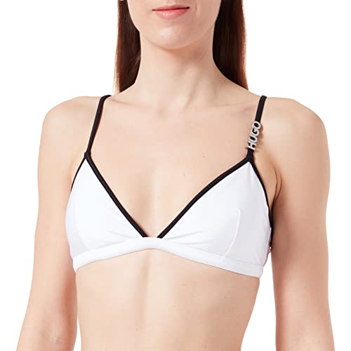 HUGO Women's Shine_Bralette Bikini_TOPBRALETTE, Open White122, S von HUGO