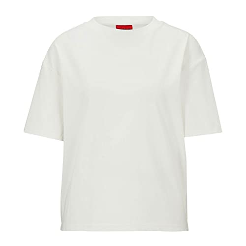 HUGO Women's Shuffle Loungewear T-Shirt, Open White110, M von HUGO