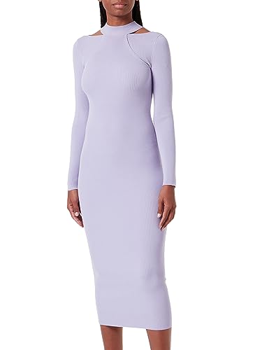 HUGO Women's Sirgin Knitted-Dress, Light/Pastel Purple534, L von HUGO