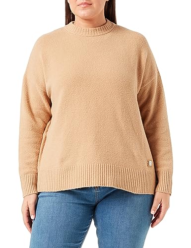 HUGO Women's Smegini Knitted-Sweater, Light Beige270, XL von HUGO