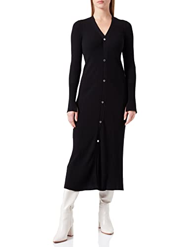 HUGO Women's Sovitela Knitted_Dress, Black1, XL von HUGO