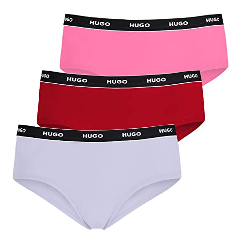 HUGO Women's Triplet STRI Hipster, Open Miscellaneous977, M von HUGO