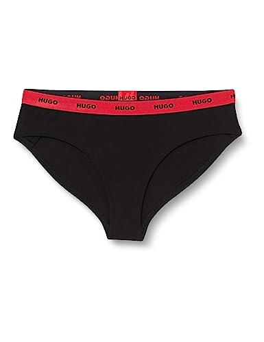 HUGO Women's Triplet Stripe Brief, Black5, XXL von HUGO