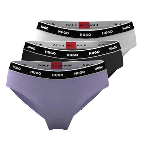 HUGO Women's Triplet Stripe Brief, Open Miscellaneous979, XS von HUGO