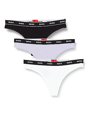 HUGO Women's Triplet Stripe Thong, Open Miscellaneous979, XL von HUGO