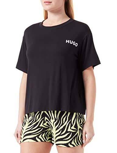HUGO Women's Unite Pyjama_T_Shirt, Black1, S von HUGO