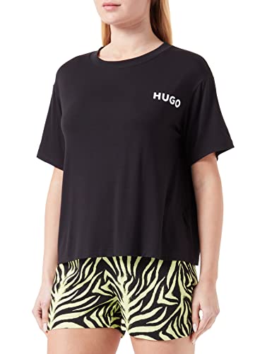 HUGO Women's Unite Pyjama_T_Shirt, Black1, x_s von HUGO