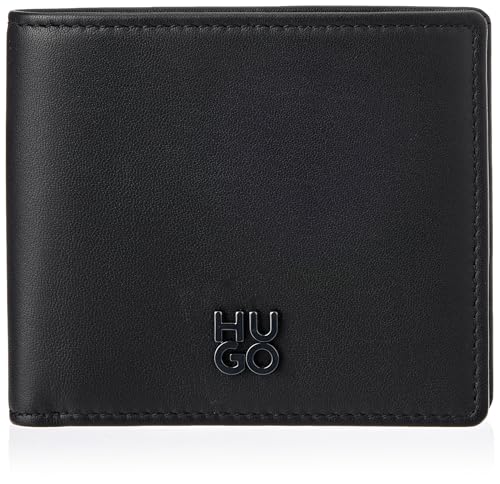 HUGO staked_4 cc Herren Wallet, Black1 von HUGO