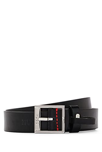 HUGO Damen Haze Belt 2,5Cm Belt, Black1, 70 von HUGO