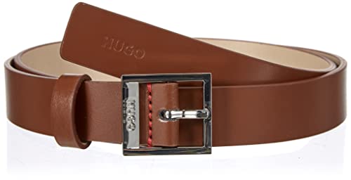 HUGO Damen Haze Belt 2,5Cm Belt, Medium Brown212, 95 von HUGO