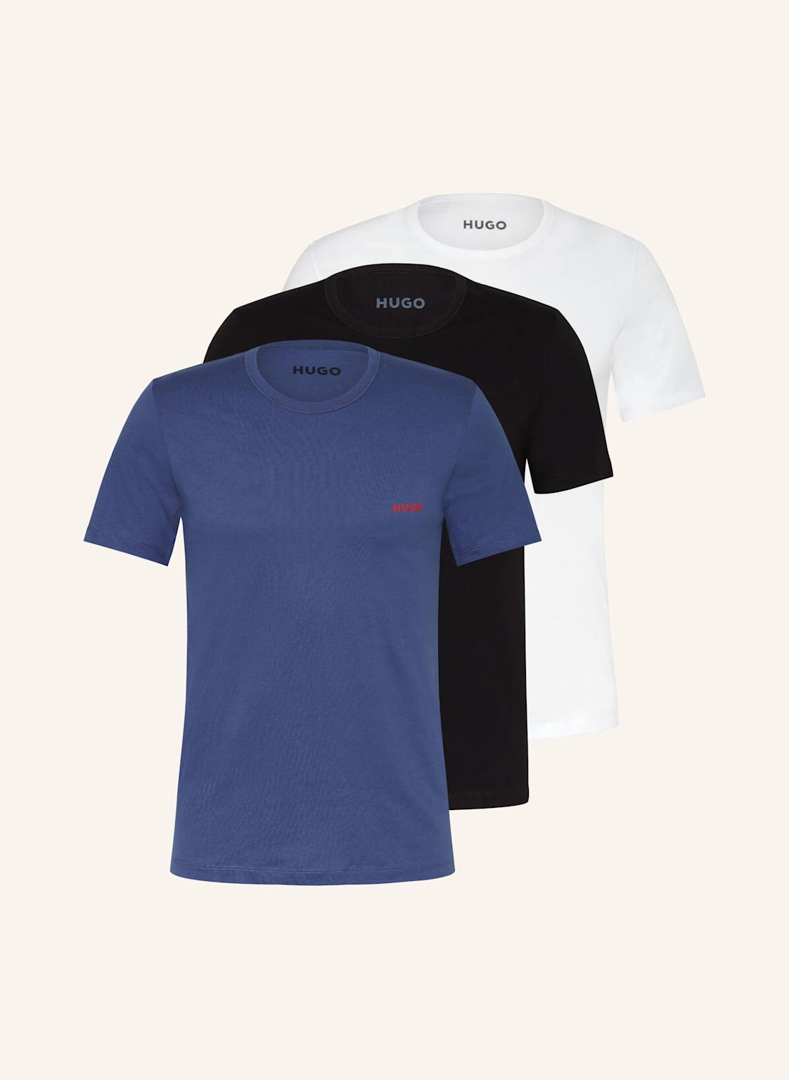 Hugo 3er-Pack T-Shirts blau Hugo 3er-Pack T-Shirts blau von HUGO