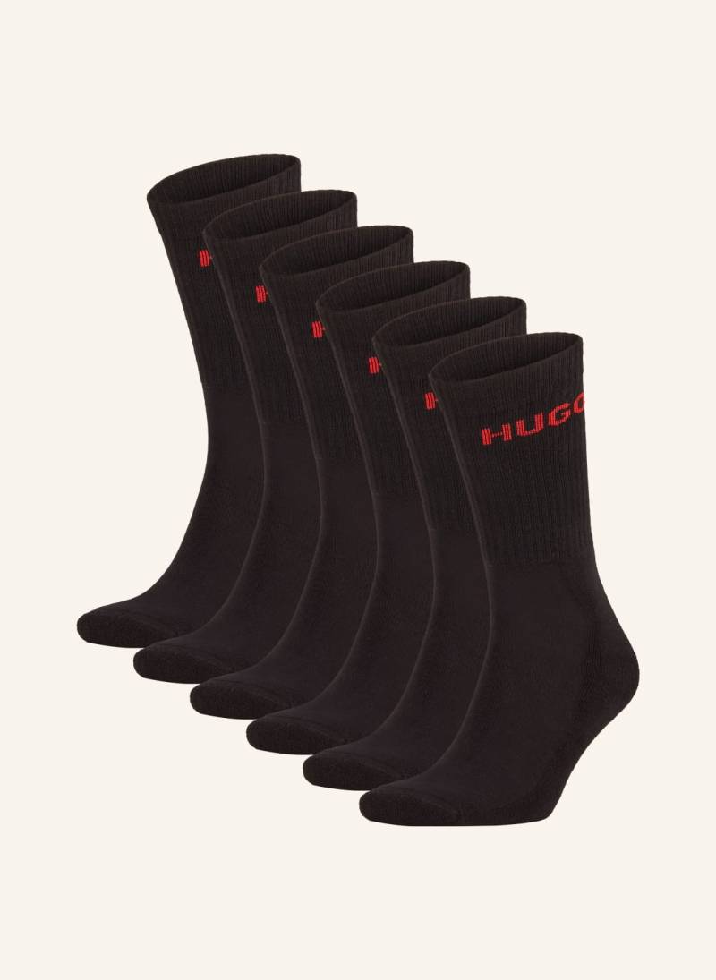 Hugo 6er-Pack Strümpfe schwarz von HUGO