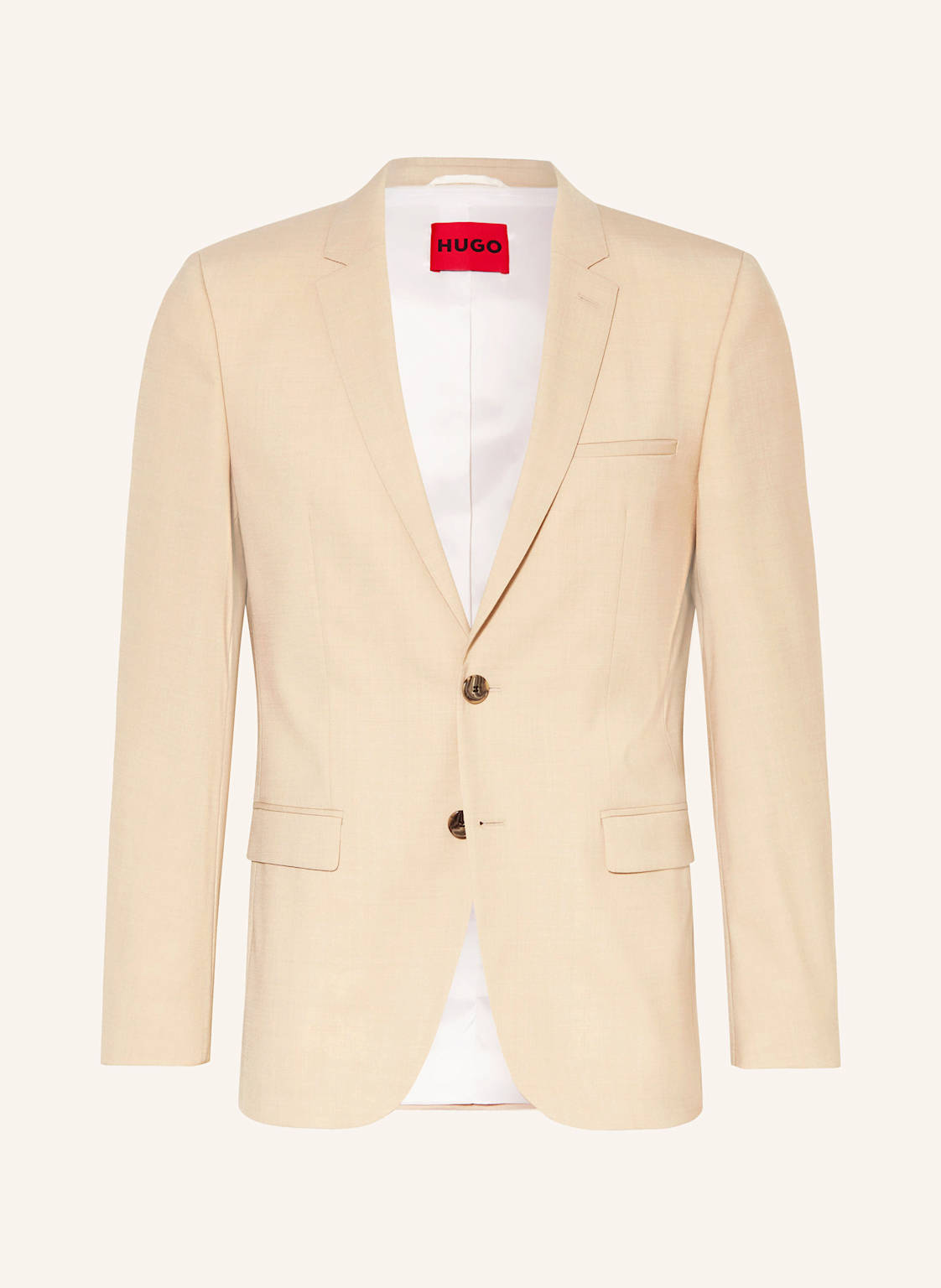 Hugo Anzugsakko Arti Extra Slim Fit beige von HUGO