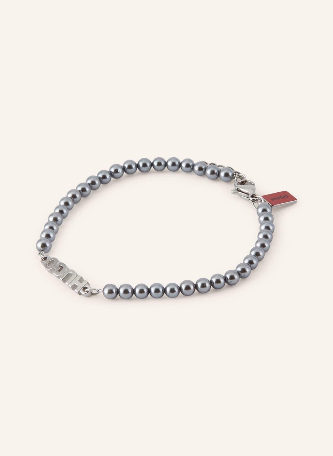 Hugo Armband Smallpearl grau von HUGO