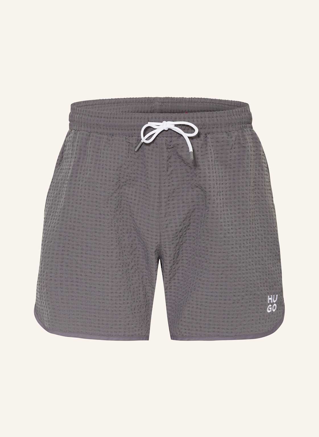 Hugo Badeshorts Chaffle grau Hugo Badeshorts Chaffle grau von HUGO