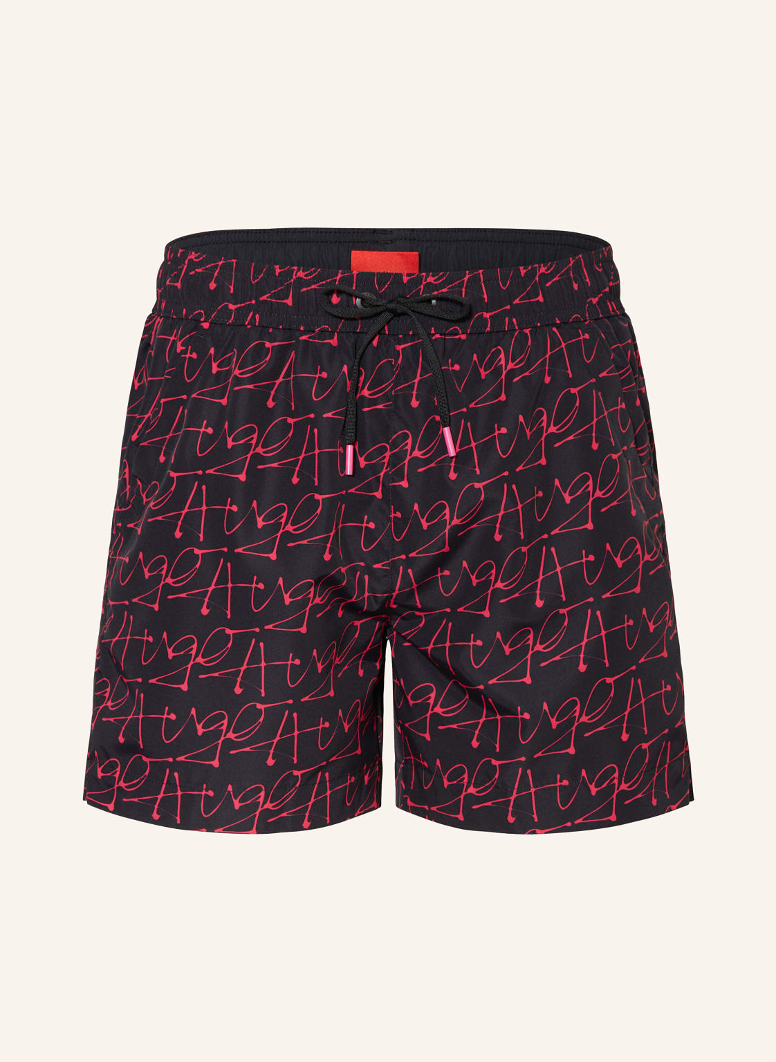 Hugo Badeshorts Marco rot von HUGO