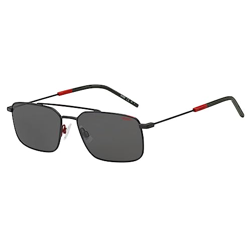 Hugo Boss Unisex Hg 1119/s Sunglasses, BLX/IR MT BLK RED, 58 von HUGO