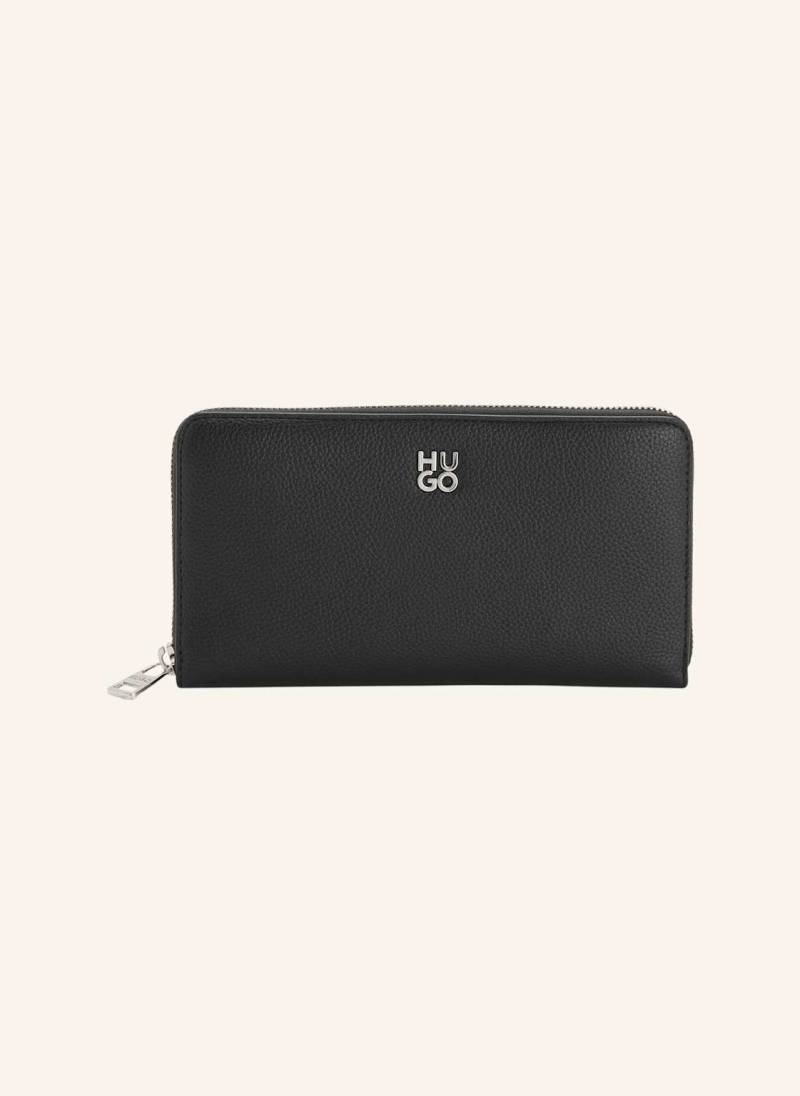 Hugo Brieftasche Chris 2.0_Zip Around schwarz von HUGO