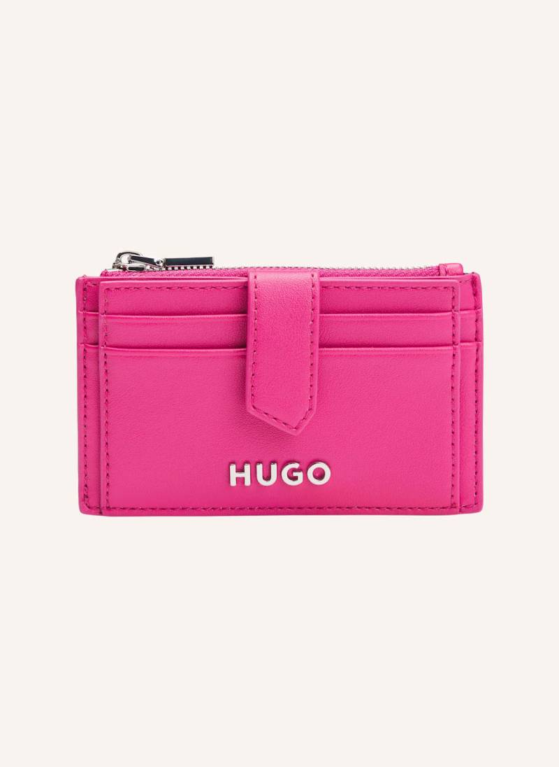 Hugo Brieftasche Mel Card Holder Zip pink von HUGO