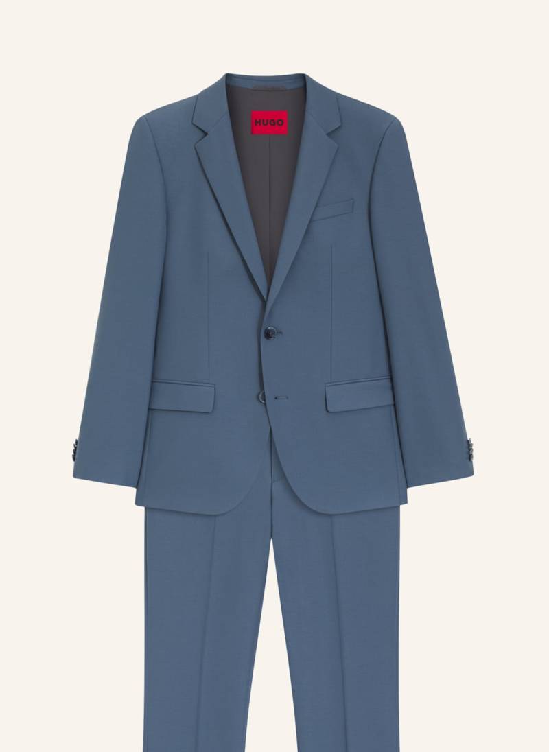 Hugo Business Anzug Henry/getlin232x Slim Fit blau von HUGO