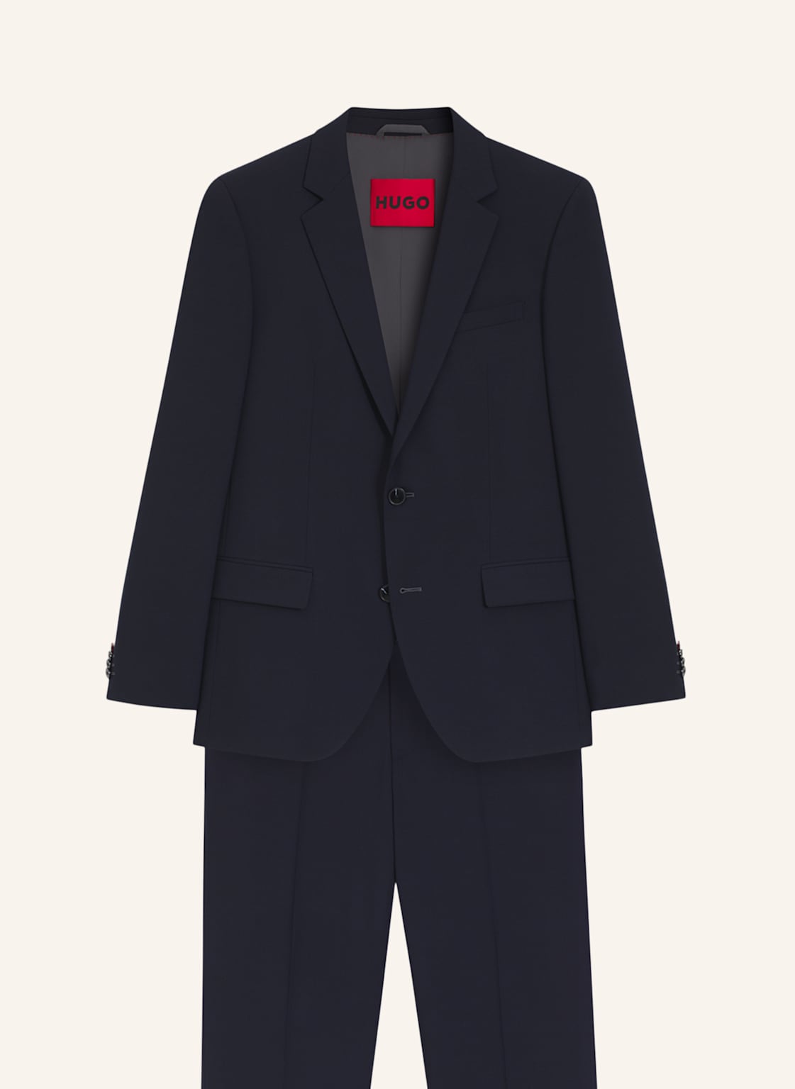 Hugo Business Anzug Henry/getlin232x Slim Fit blau von HUGO