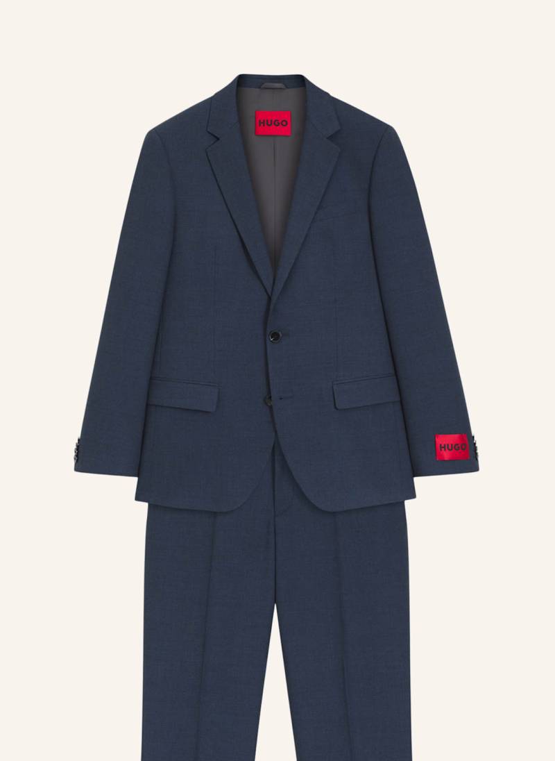 Hugo Business Anzug Henry/getlin232x Slim Fit blau von HUGO