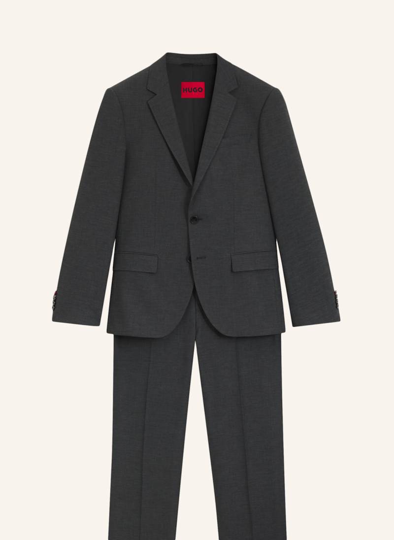 Hugo Business Anzug Henry/getlin232x Slim Fit grau von HUGO