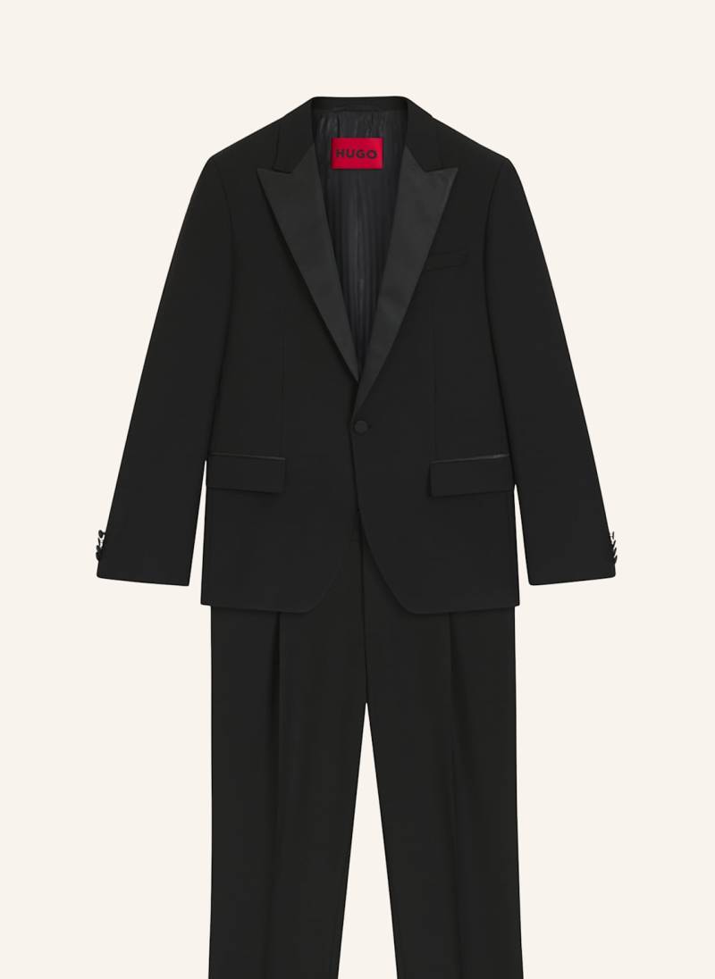 Hugo Business Anzug Henry-Getlin254Ev1X Slim Fit schwarz von HUGO