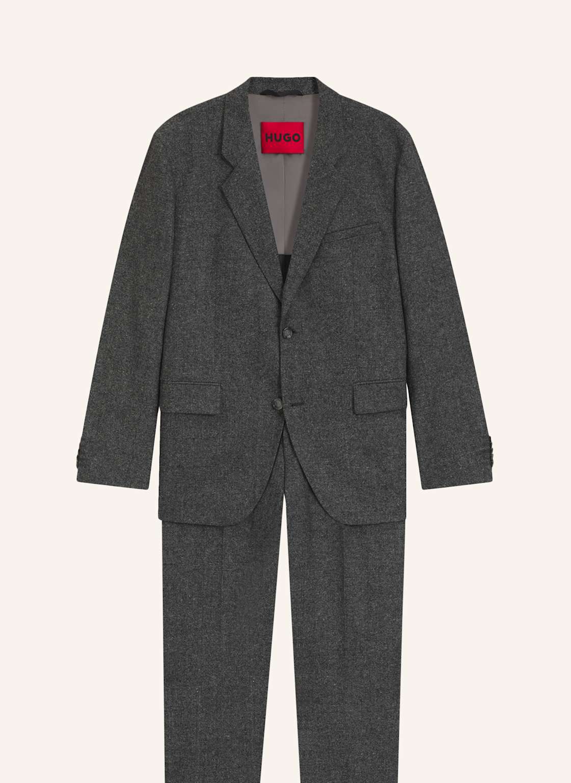 Hugo Business Anzug Kris/teagan231x Modern Fit grau von HUGO