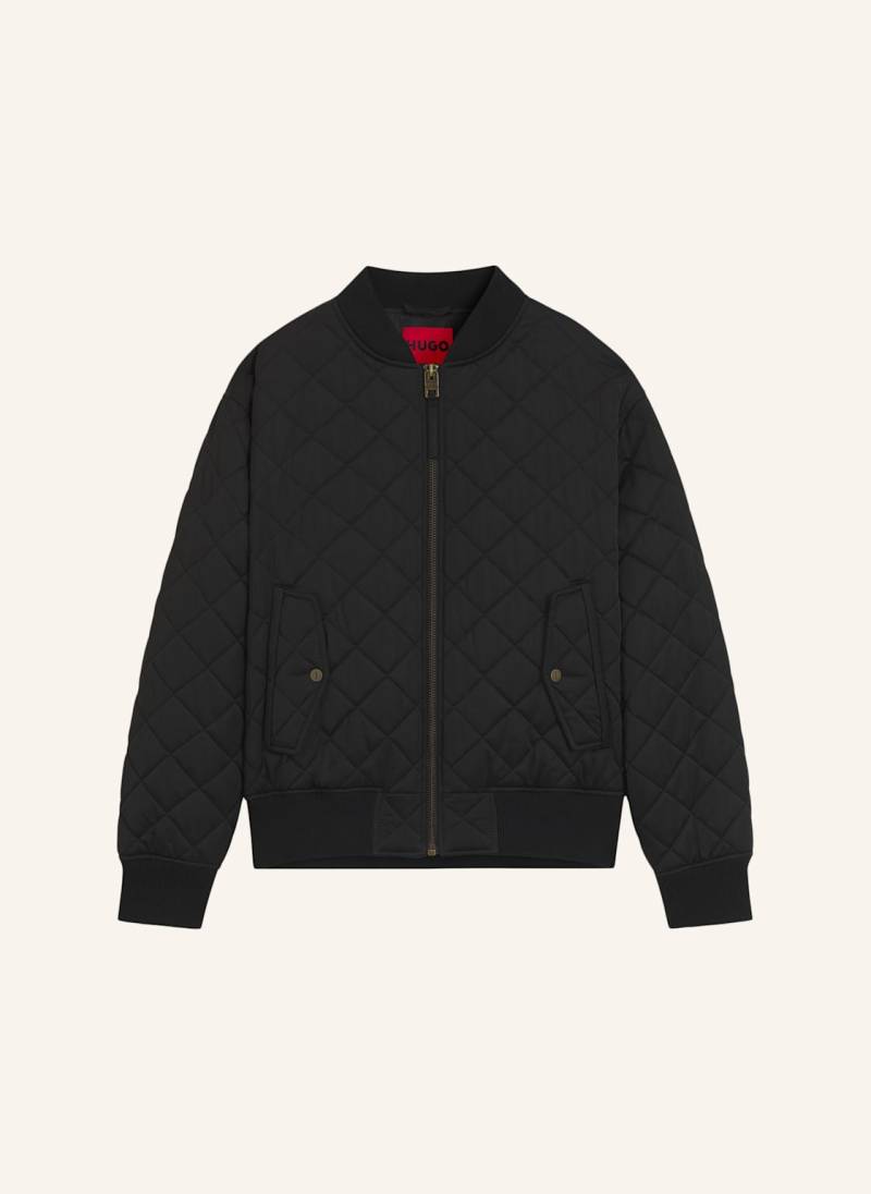 Hugo Casual Jacke bicol2541 Regular Fit schwarz von HUGO