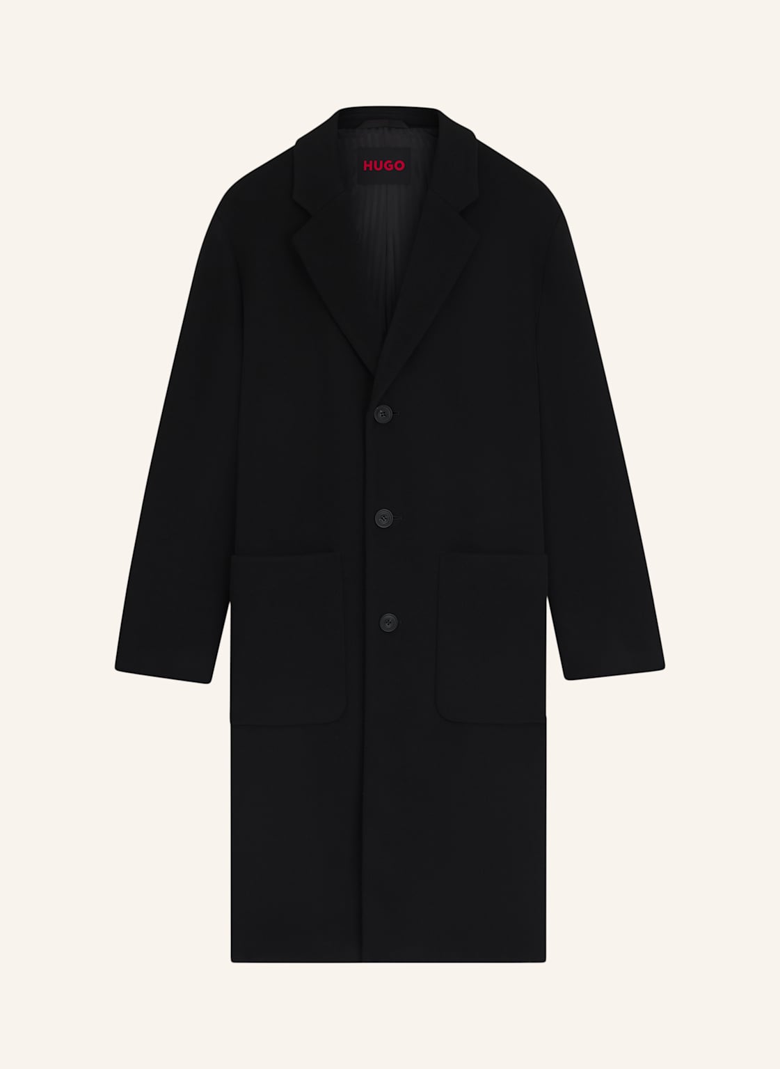 Hugo Casual Mantel mazoro2542 Regular Fit schwarz von HUGO