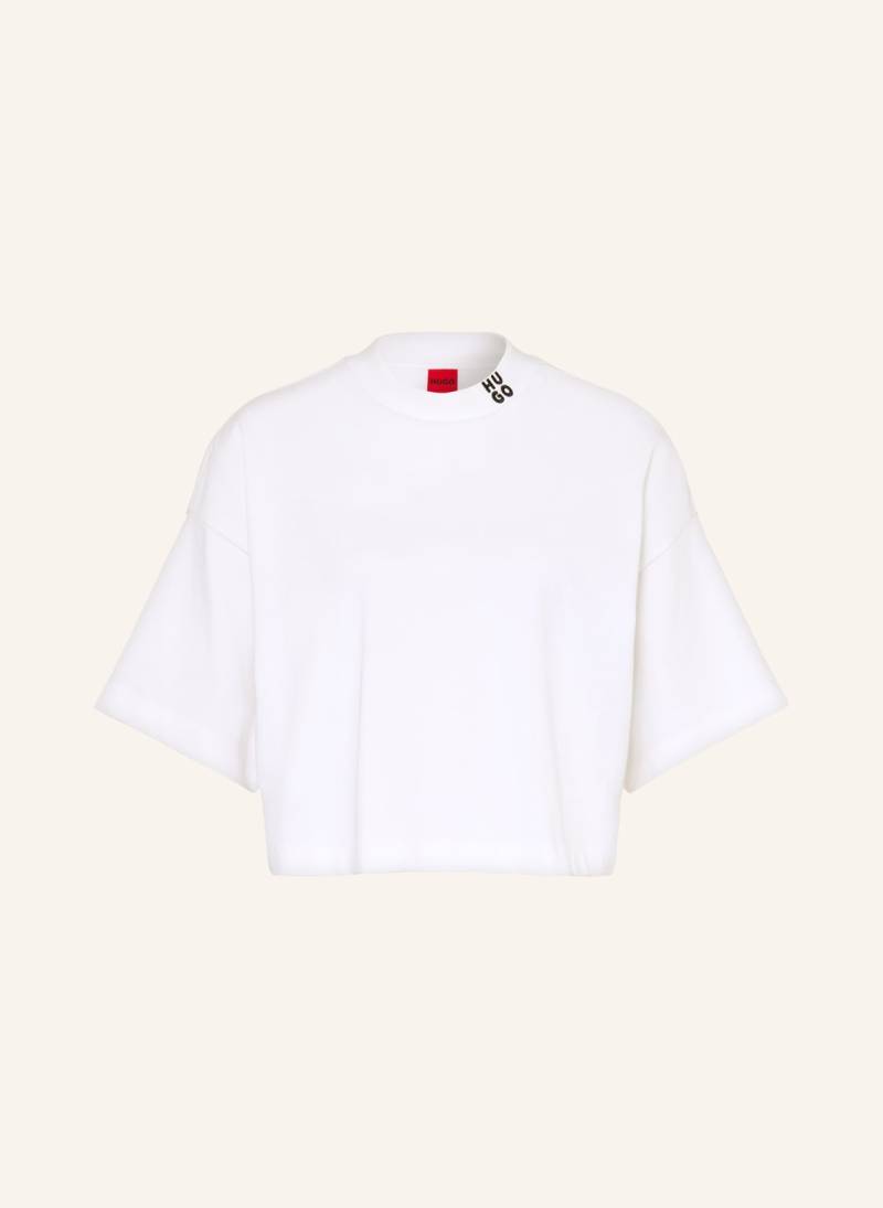 Hugo Cropped-Shirt Damelody weiss von HUGO