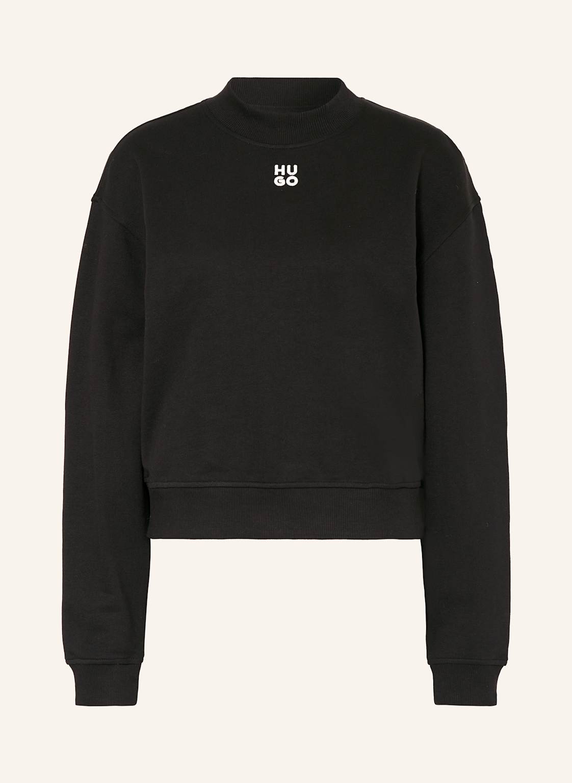 Hugo Cropped-Sweatshirt Daxandria schwarz Hugo Cropped-Sweatshirt Daxandria schwarz von HUGO