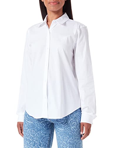 Hugo Damen The Essential Shirt Blouse, White100, 36 EU von HUGO