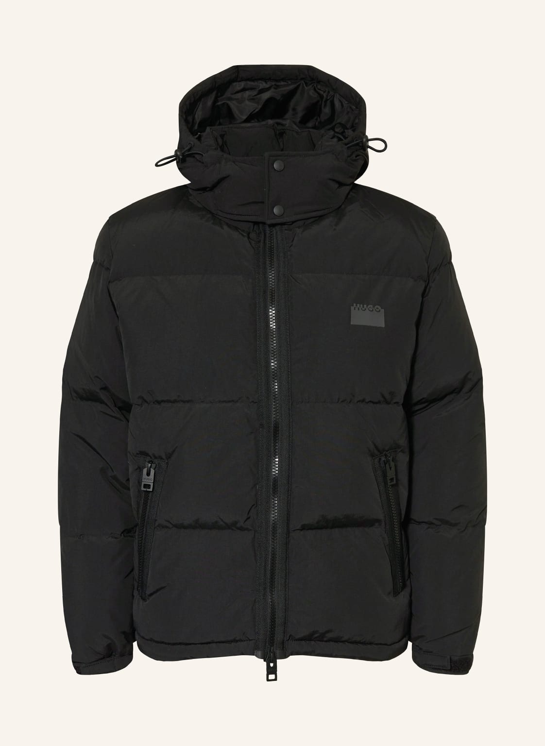 Hugo Daunenjacke Birono Mit Abnehmbarer Kapuze schwarz von HUGO