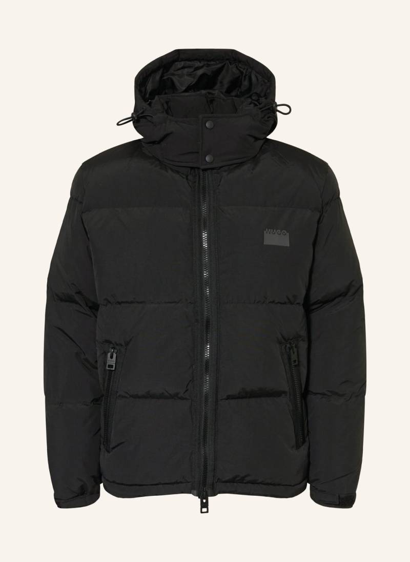 Hugo Daunenjacke Birono Mit Abnehmbarer Kapuze schwarz von HUGO