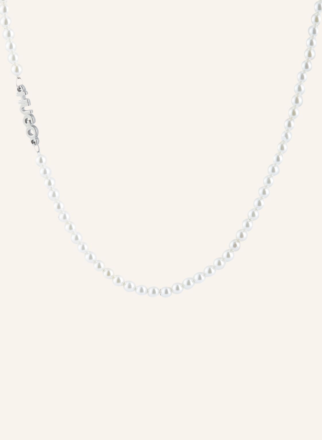 Hugo Halskette Smallpearl weiss von HUGO