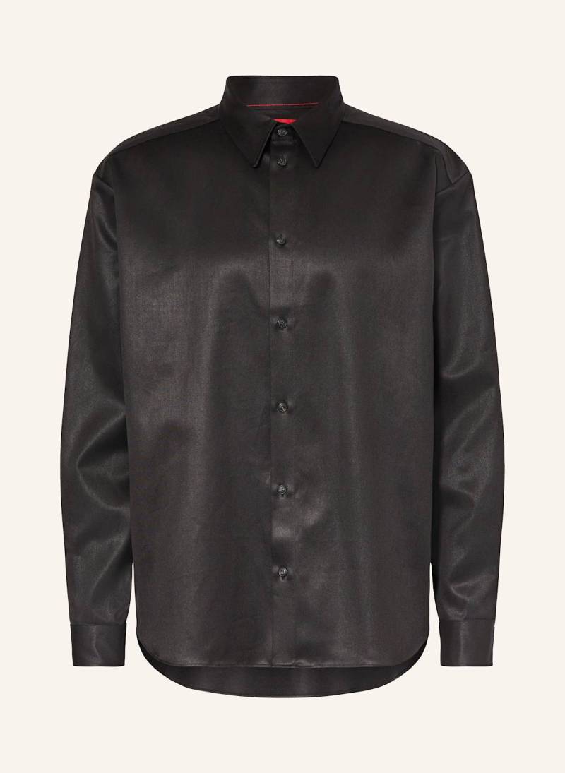 Hugo Hemd Ellisoe Comfort Fit schwarz von HUGO