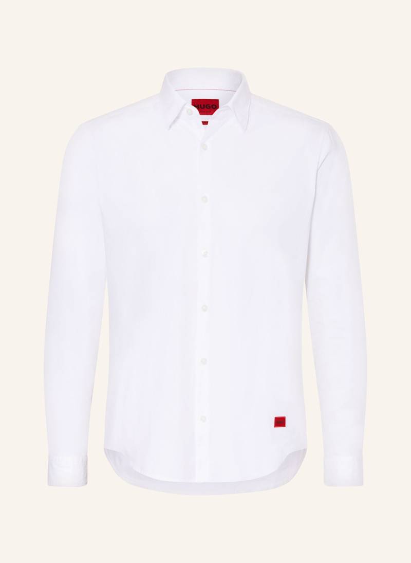 Hugo Hemd Ermo Slim Fit weiss von HUGO