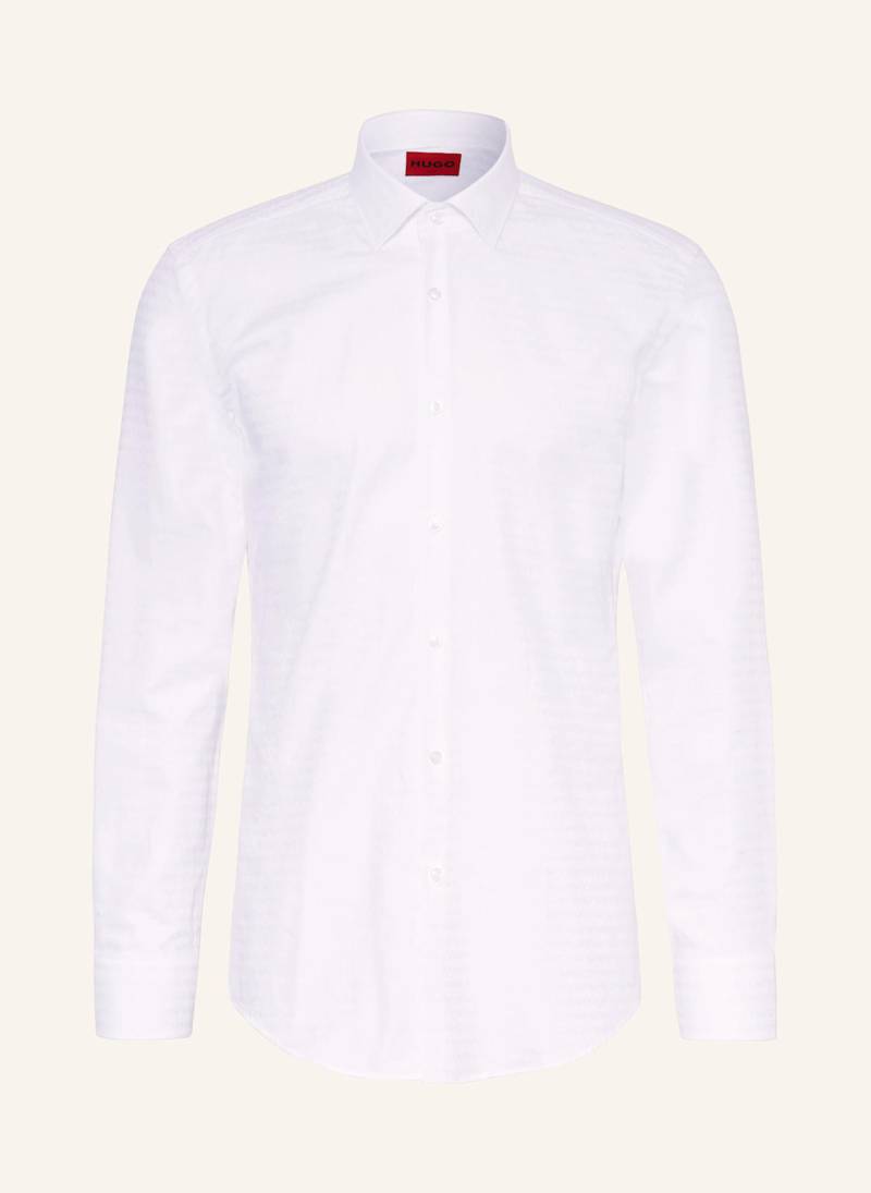 Hugo Hemd Kenno Slim Fit weiss von HUGO